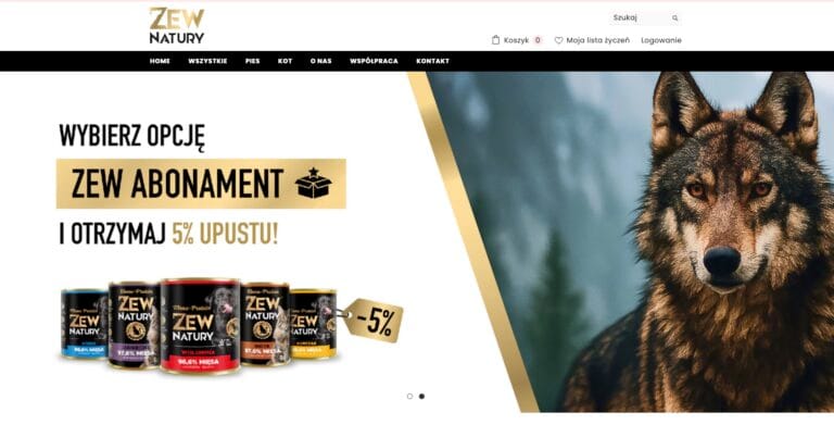 Zew Natury – producent mokrej karmy premium dla psów każdej rasy