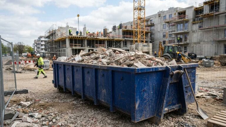 Jak przygotować posesję na podstawienie kontenera na odpady budowlane?